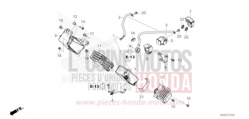 BATTERIE CRF250RN de 2022